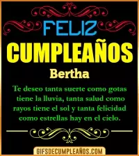 Frases de Cumpleaños Bertha